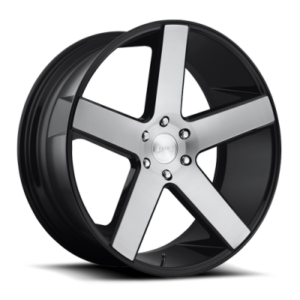 S217 BALLER - 22 inch - 9.50 - Gloss black brushed