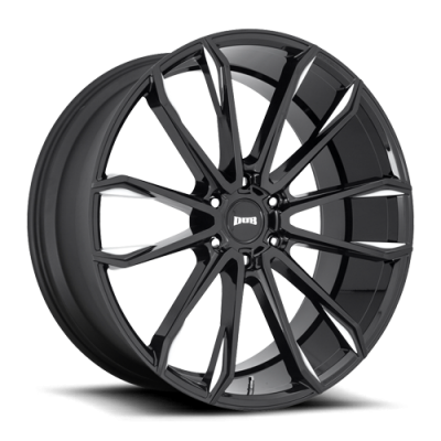 S252 CLOUT - 24 inch - 10.00 - Gloss black milled