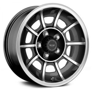 VN47 VECTOR - 15 inch - 7.00 - Satin black machined