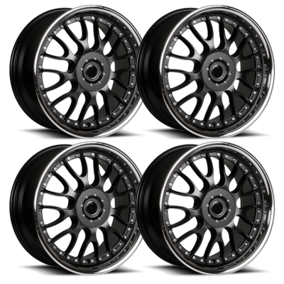 CIM WEB - BREEDSET - 19 inch - 8.50 - Black/INOX rand