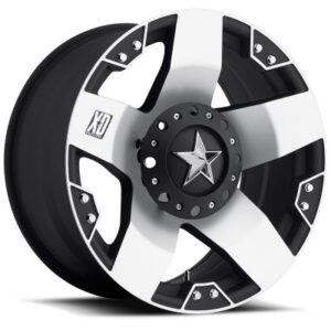 XD775 ROCKSTAR - 17 inch - 9.00 - Machined face w/ blk windows