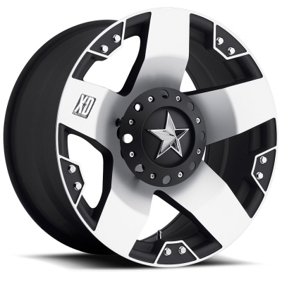 XD775 ROCKSTAR - 17 inch - 9.00 - Machined face w/ blk windows
