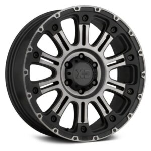 XD829 HOSS II - 17 inch - 9.00 - Satin black mach w/ gray tint