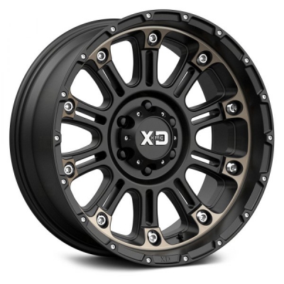 XD829 HOSS II - 18 inch - 9.00 - Satin black mach w/ dark tint