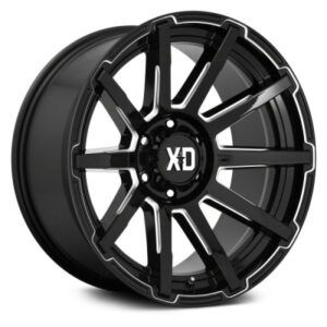 XD847 OUTBREAK - 20 inch - 9.00 - Gloss black milled