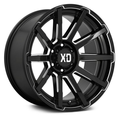 XD847 OUTBREAK - 20 inch - 9.00 - Gloss black milled