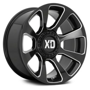 XD854 REACTOR - 20 inch - 10.00 - Gloss black milled