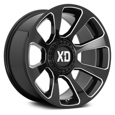 XD854 REACTOR - 20 inch - 10.00 - Gloss black milled