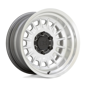 ALISO - 18 inch - 9.00 - Gloss silver w/ mirror cut face & lip