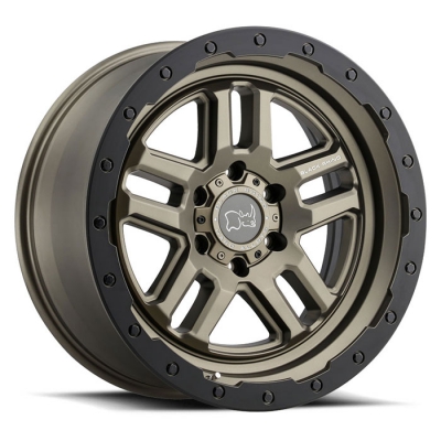 BARSTOW - 20 inch - 9.50 - Matte bronze w/ matte black ring