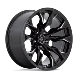 D803 FLAME - 20 inch - 9.00 - Gloss black milled