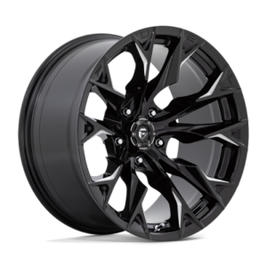 D803 FLAME - 20 inch - 9.00 - Gloss black milled