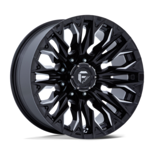 D803 FLAME - 20 inch - 10.00 - Gloss black milled
