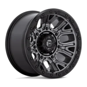 D825 TRACTION - 20 inch - 10.00 - Matte gunmetal w/ black ring