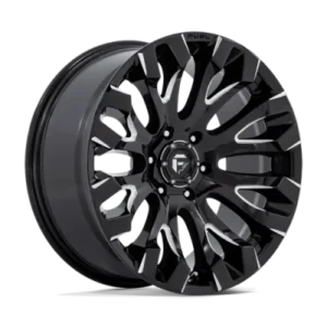 D828 QUAKE - 18 inch - 9.00 - Gloss black milled