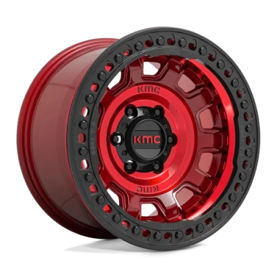 KM236 TANK BEADLOCK - 17 inch - 9.00 - Candy red