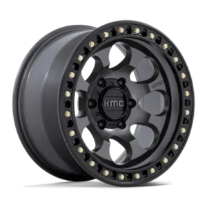 KM550 RIOT SBL - 17 inch - 9.00 - Anthracite w/ satin black lip