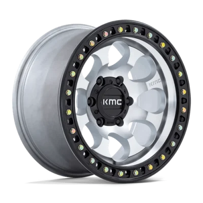 KM550 RIOT SBL - 18 inch - 9.00 - Machined w/ satin black lip