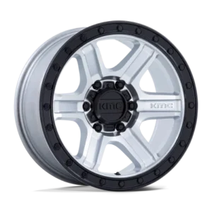KM551 OUTRUN - 18 inch - 9.00 - Machined w/ gloss black lip