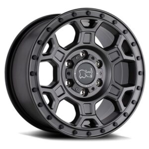 MIDHILL - 18 inch - 8.00 - Matte gunmetal w/ black bolts