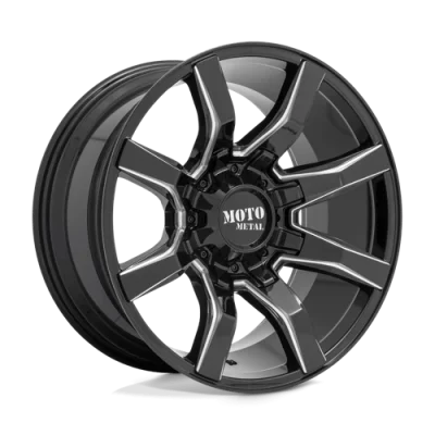 MO804 SPIDER - 22 inch - 12.00 - Gloss black milled