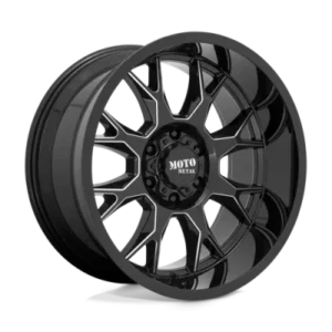 MO806 - 20 inch - 10.00 - Gloss black milled