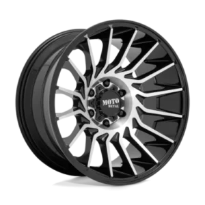 MO807 - 22 inch - 12.00 - Gloss black machined