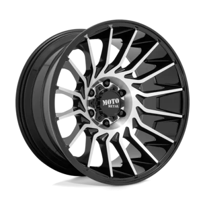 MO807 - 22 inch - 12.00 - Gloss black machined