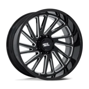 MO811 COMBAT - 20 inch - 10.00 - Gloss black milled