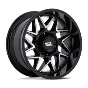 MO812 TURBINE - 20 inch - 10.00 - Gloss black w/ machined face