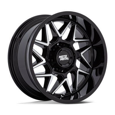 MO812 TURBINE - 20 inch - 10.00 - Gloss black w/ machined face