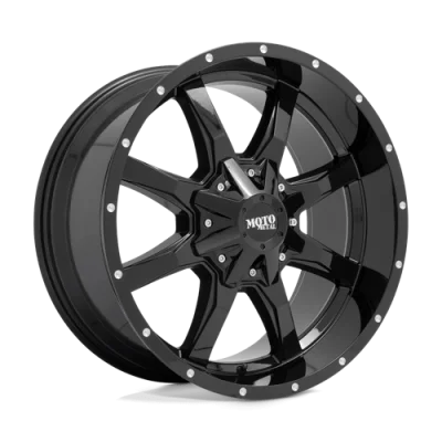 MO970 - 20 inch - 10.00 - Gloss black w/ milled lip