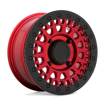 Parker beadlock utv - 14 inch - 7.00 - CANDY RED W/BLACK BEADRING (6+1)