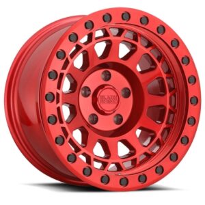 PRIMM BEADLOCK - 17 inch - 8.50 - Candy red w/ black bolts