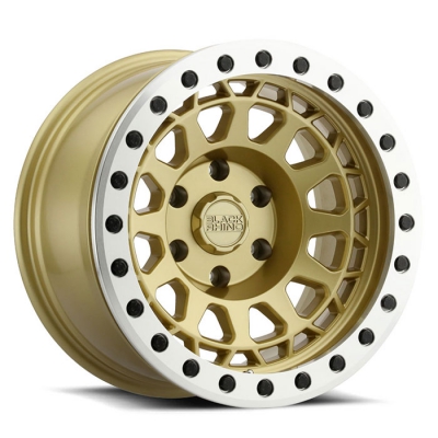 PRIMM BEADLOCK - 17 inch - 8.50 - Matte gold w/ machined ring