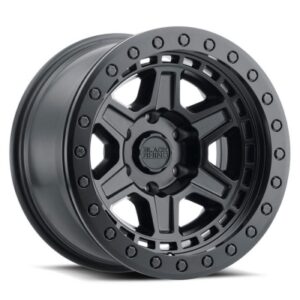 RENO - 18 inch - 9.50 - Matte black w/ brass bolts