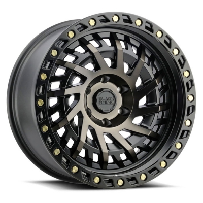 SHREDDER - 17 inch - 9.00 - Matte black w/ machined dark tint