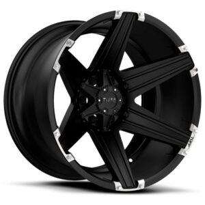 T-12 - 22 inch - 10.00 - Satin black with brushed inserts