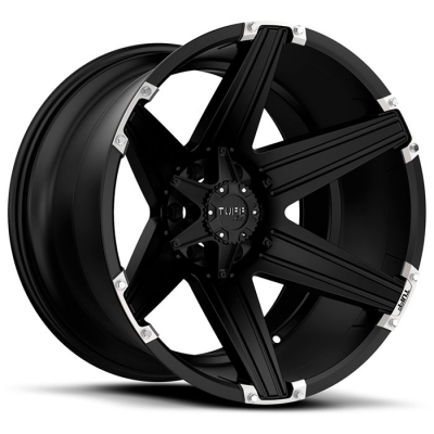 T-12 - 22 inch - 10.00 - Satin black with brushed inserts