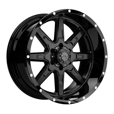 T-15 - 16 inch - 8.00 - Satin black w/ gloss black lip