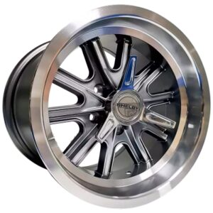 US Muscle Shelby Cobra - 15 inch - 8.00 - Gunmetal Centre With Machined Lip