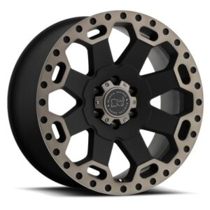 WARLORD - 18 inch - 9.00 - Matte black w/ machined dark tint