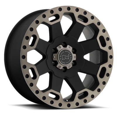 WARLORD - 18 inch - 9.00 - Matte black w/ machined dark tint