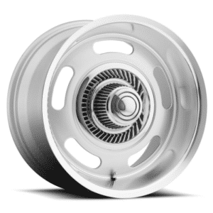 Rally - 17 inch - 9.00 - Silver with polished lip