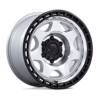 BR018 VOYAGER - 17 inch - 8.50 - Silver machined w/ m-black lip