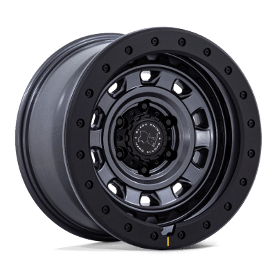 BR023 XPLORER - 17 inch - 9.00 - Matte gunmetal w/ matte black lip