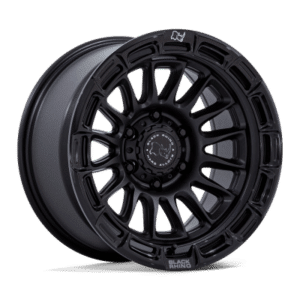 BR025 RIVAL - 17 inch - 8.50 - Matte black w/ gloss black lip
