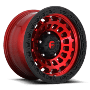 D632 ZEPHYR - 17 inch - 8.50 - Candy red black bead ring