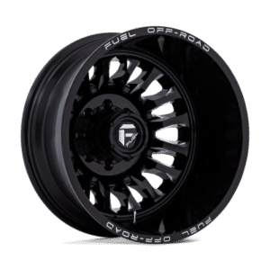 D868 ARC DUALLY - 22 inch - 8.20 - Gloss black milled