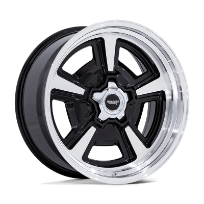 VN517 MARAUDER - 22 inch - 9.00 - Gloss black machined w/ diamond cut lip